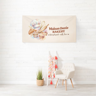 Bakery Store Pastry Chef Dessert Sweets Cake Baker Banner