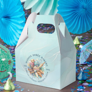 Bakery Store Pastry Chef Dessert Sweets Cake Baker Favor Box