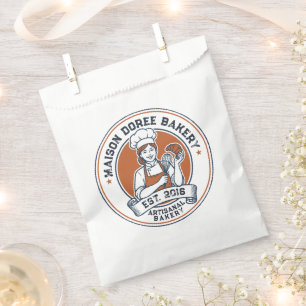 Bakery Store Pastry Chef Dessert Sweets Cake Baker Favour Bag