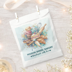 Bakery Store Pastry Chef Dessert Sweets Cake Baker Favour Bag