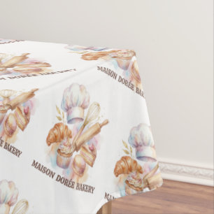 Bakery Store Pastry Chef Dessert Sweets Cake Baker Tablecloth