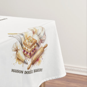 Bakery Store Pastry Chef Dessert Sweets Cake Baker Tablecloth