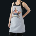 Bakery Store Pastry Chef Desserts Sweets Cake Shop Apron<br><div class="desc">A charming 3D cartoon illustration of a friendly, portly pastry chef with a cheerful smile and a well-groomed mustache. He is dressed in a professional white chef's hat (toque), a vibrant red-and-white striped neckerchief, and blue denim overalls over a white shirt. The chef gives an enthusiastic thumbs-up while balancing a...</div>
