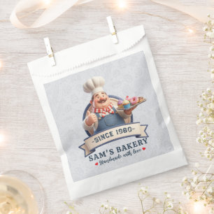 Bakery Store Pastry Chef Desserts Sweets Cake Shop Favour Bag