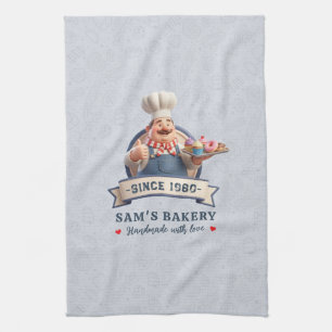Bakery Store Pastry Chef Desserts Sweets Cake Shop Kitchen Towel