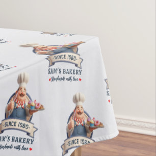 Bakery Store Pastry Chef Desserts Sweets Cake Shop Tablecloth