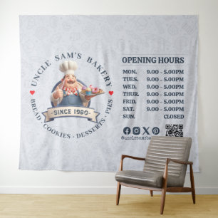 Bakery Store Pastry Chef Desserts Sweets Cake Shop Tapestry