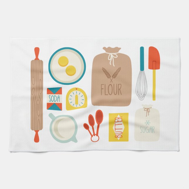 Bakery Supplies Kitchen Towel (Horizontal)