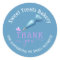 Bakery Thank You For Your Order Elegant Blue