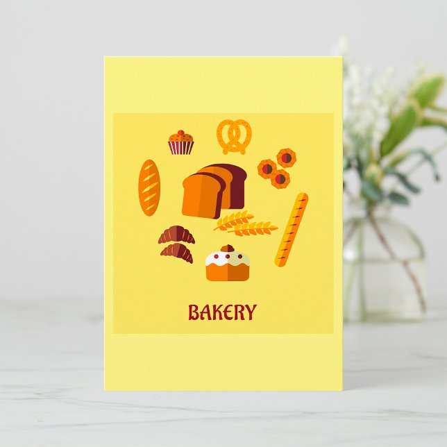 Bakery Themed Bread Pastries and Sweets  Invitation (Creator Uploaded)