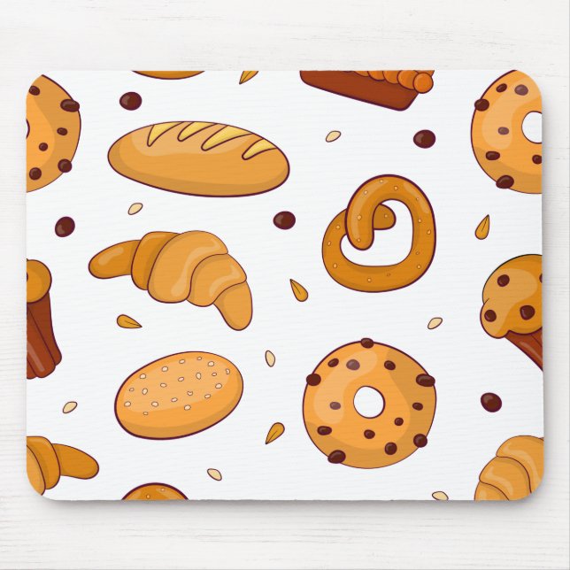 Bakery Themed Mouse Pad (Front)