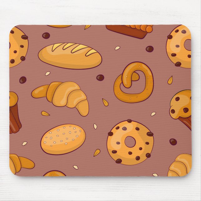 Bakery Themed Mouse Pad (Front)