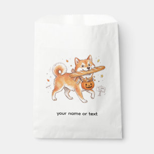 Bakery Thief Shiba Inu - Cute Dog carrying French Favour Bag