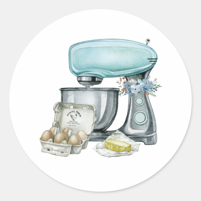 Bakery Watercolor Product Labels (Front)