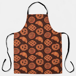 Bakery Watercolor: Seamless Food Texture Apron