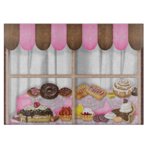 Bakery Window glass cutting board