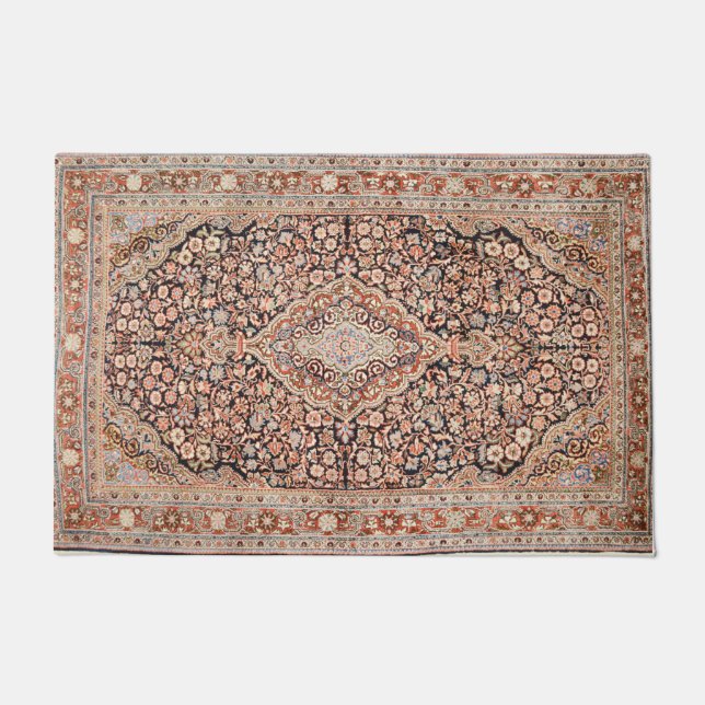 Bakhshaish Azerbaijan Northwest Persian Carpet Pri Doormat (Front)