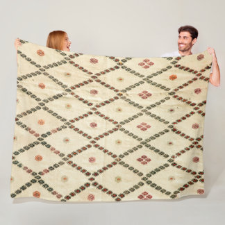 Bakhshaish Azerbaijan Northwest Persian Carpet Pri Fleece Blanket