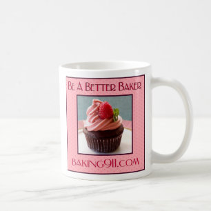 Baking911 White Cupcake Mug