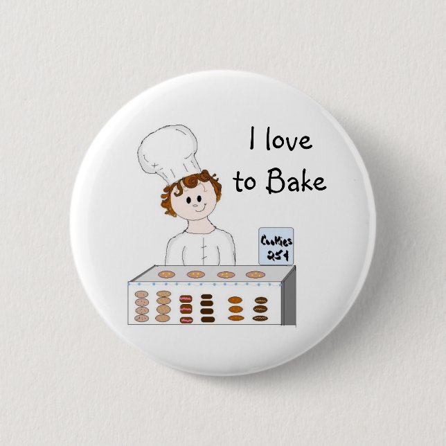 Baking 2 Inch Round Button (Front)