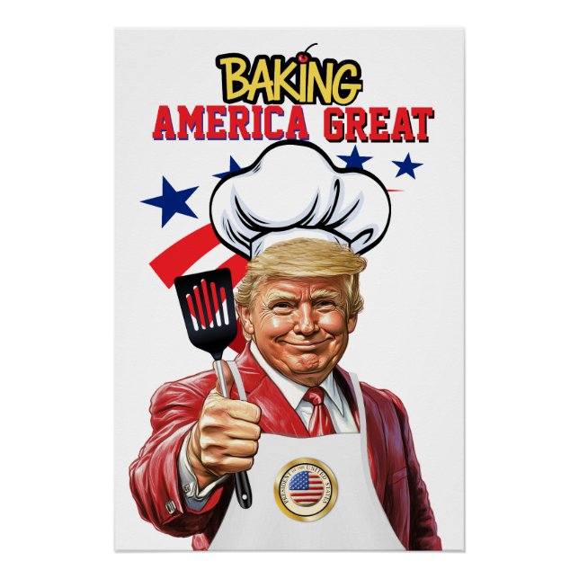 BAKING America Grande affiche (Devant)
