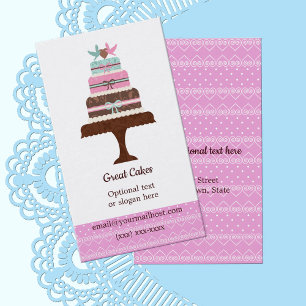 Baking and Cake Catering Business Card