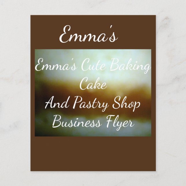 Baking And Pastry Shop Business Flyer (Front)
