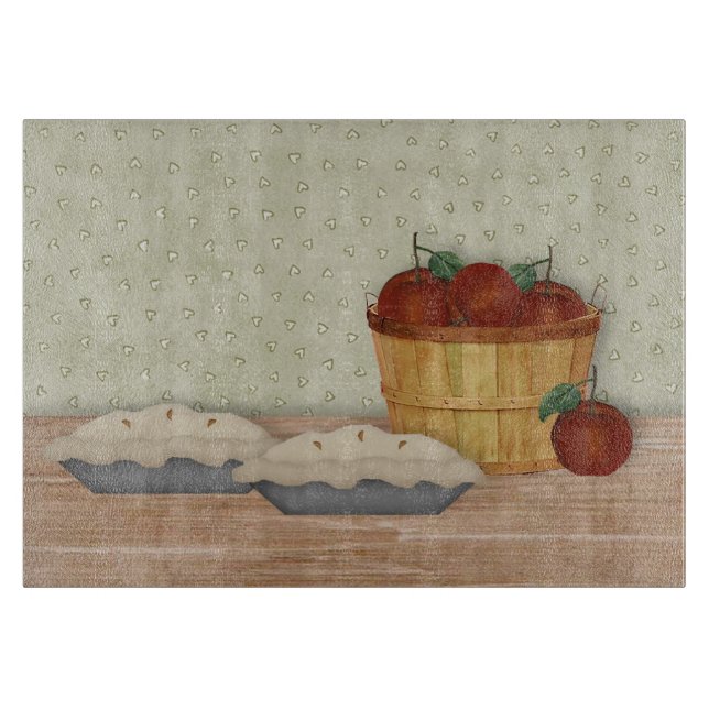 Baking Apple Pie  Cutting Board (Front)