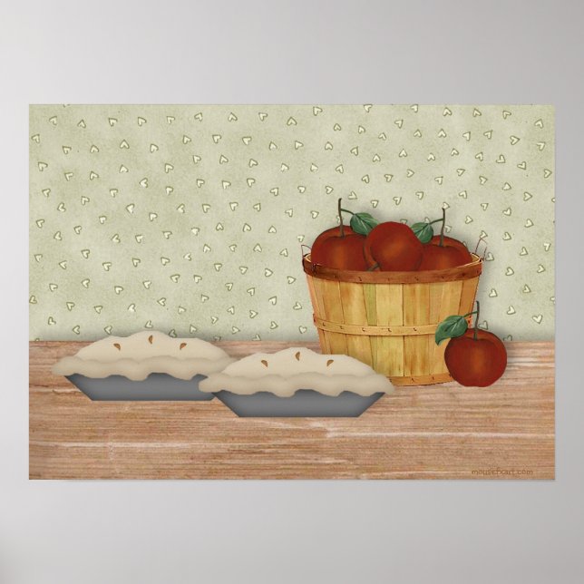 Baking Apple Pie Print (Front)