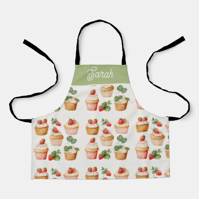 Baking Apron Kids Personalized with Name (Front)