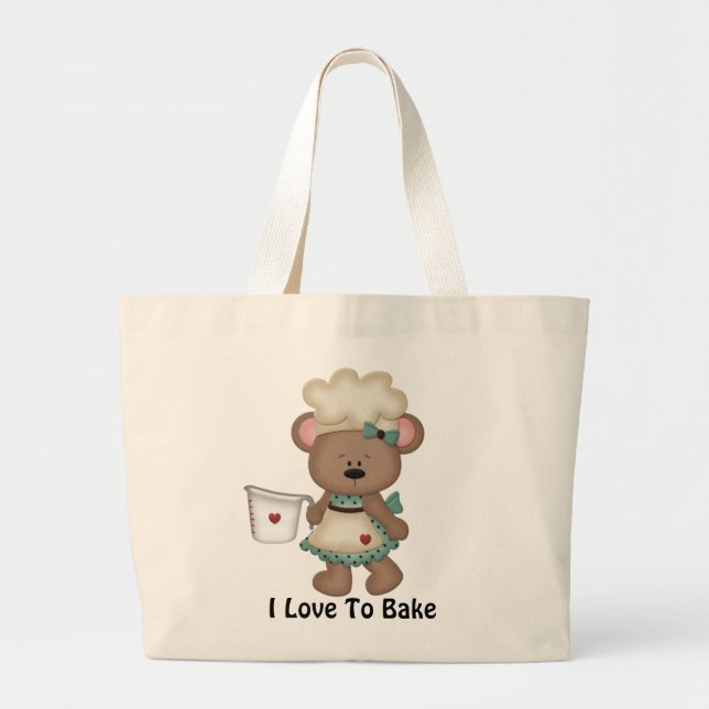 Baking Bear Tote Bag (Front)