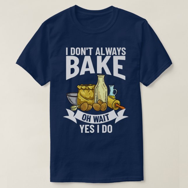 Baking Beginner Recipes Baker Flour Bakery   T-Shirt (Design Front)
