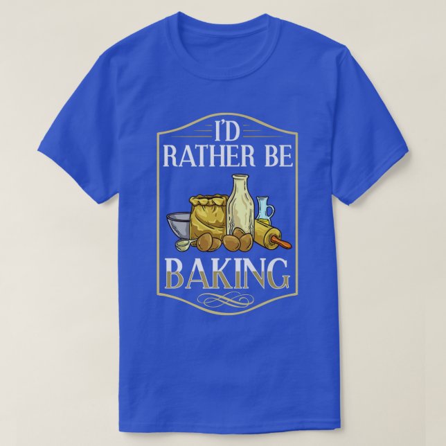 Baking Beginner Recipes Baker Flour Bakery  T-Shirt (Design Front)