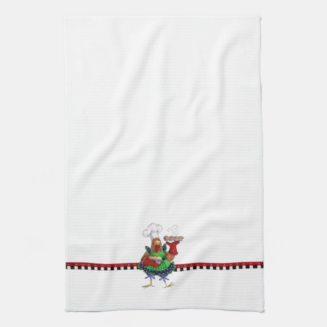 Baking Bread Kitchen Towel (Vertical)