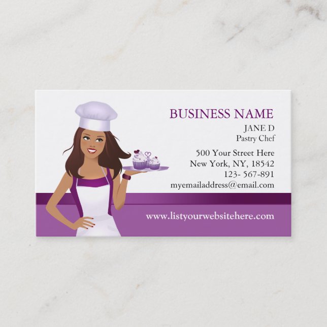 Baking Business Card (Front)