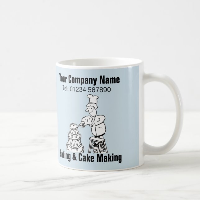 Baking & Cake Making Bakery Business Coffee Mug (Right)