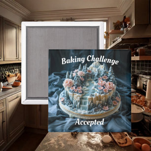 Baking Challenge Accepted Magnet