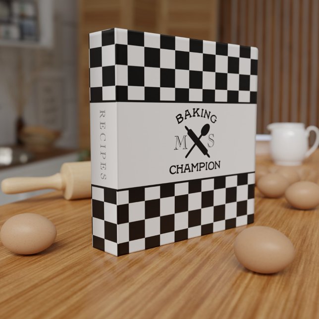 Baking Champion Chequerboard Recipe Binder (Creator Uploaded)