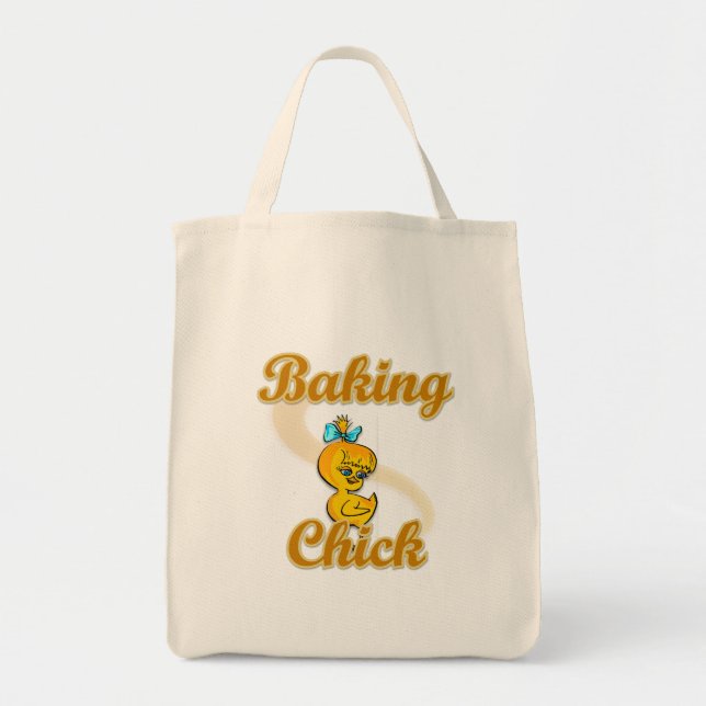 Baking Chick Tote Bag (Front)