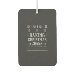 Baking Christmas Cheer Gingerbread Oven Knit Patte Air Freshener