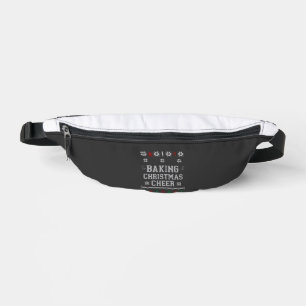 Baking Christmas Cheer Gingerbread Oven Knit Patte Fanny Pack