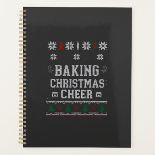 Baking Christmas Cheer Gingerbread Oven Knit Patte Planner