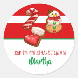 Baking Christmas Cookie stickers