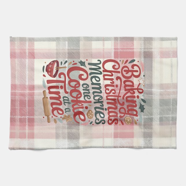 Baking Christmas Memories Kitchen Towel  (Horizontal)