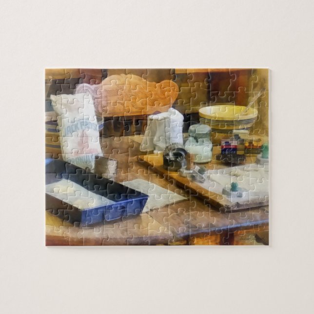 Baking Cookies Jigsaw Puzzle (Horizontal)