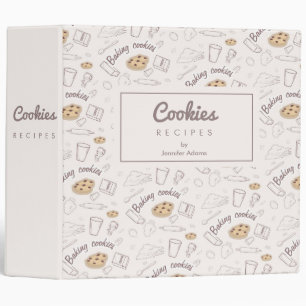 Baking Cookies Pattern Cookies Recipes Binder