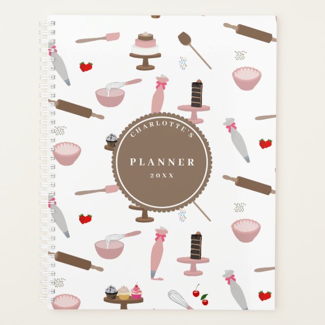 Baking & Cooking Supplies Bakery Cooking Modern Planner (Front)