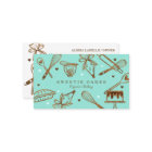 Baking & Cooking Utensil Woodgrain Texture & Blue