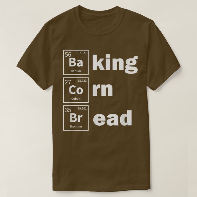 Baking Cornbread Baker Thanksgiving Food Cornbread T-Shirt (Design Front)