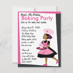 Baking Cutie Invitation